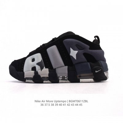 耐克 Nike Air More Uptempo '96 皮蓬全掌气垫男女子运动鞋厚底增高缓震慢跑鞋。续写 20 世纪 80 年代和 90 年代篮球运动飞速发展