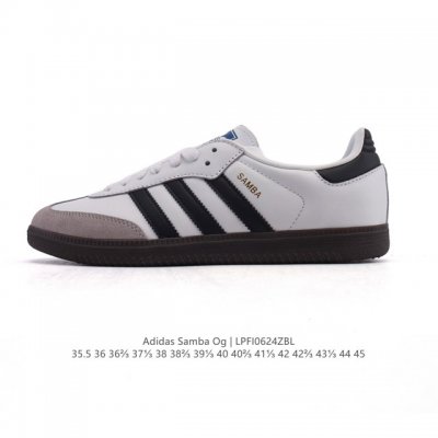 公司级 阿迪达斯 德训鞋 Adidas Originals Samba Og Shoes 经典运动鞋小白鞋 T头鞋 男女鞋 彰显休闲摩登风情的时尚经典鞋。它诞生