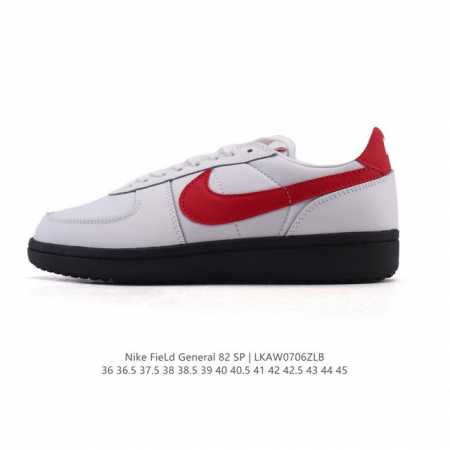 耐克烽火Nike Field General 82 Sp 低帮复古篮球鞋 这款专为烤架战士设计的运动鞋采用 1982 年经典的白 红 黑配色，采用皮革和弹道尼龙 - 点击图像关闭