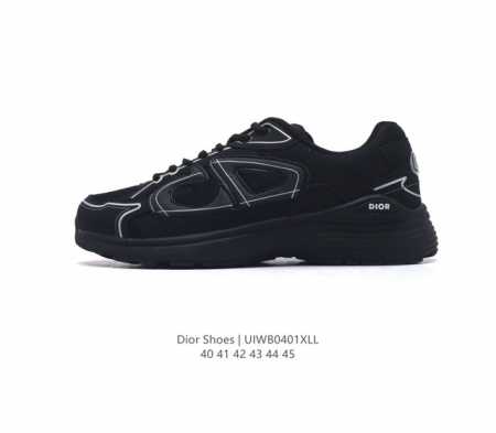 Dior 迪奥 高奢品牌 彰显高级气质 Dior 运动鞋低帮系列复古百搭休闲鞋时尚慢跑鞋厚底老爹鞋 类型 男鞋 码数 40-45 编码 Uiwb0401 - 点击图像关闭