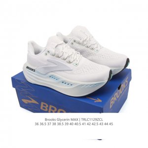 公司级 布鲁克斯 Glycerin Max 超级甘油:舒适的增高神器！Brooks Glycerin Max是一款极具突破性的顶级缓震运动跑鞋，由百年专业跑鞋品