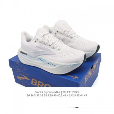 公司级 布鲁克斯 Glycerin Max 超级甘油:舒适的增高神器！Brooks Glycerin Max是一款极具突破性的顶级缓震运动跑鞋，由百年专业跑鞋品