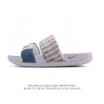 耐克 Nike Offcourt Adjust Slide 防滑耐磨 缓震 魔术贴 防水 沙滩拖鞋 外穿运动凉拖鞋 休闲家居拖鞋，经典的一字魔术贴设计，简约而不