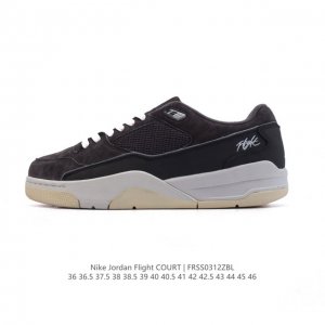 200 【新品公司级】耐克 Nike 乔丹 Jordan Flight Court 时尚休闲 防滑耐磨 低帮运动鞋 复古篮球鞋 男女同款 Jordan「新鞋型」