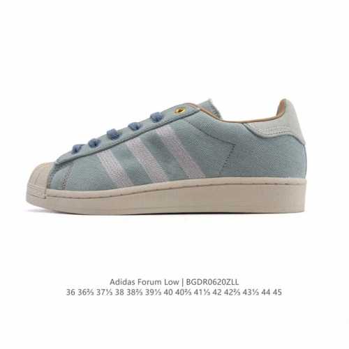 阿迪达斯 Adidas Superstar 2025年新款鞋子 蛇年新款经典贝壳头系列 新款休闲板鞋潮流男女士运动鞋 。鞋面柔软帆布织物拼接材质 标志性的贝壳鞋