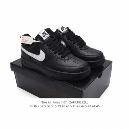 耐克 Nike Air Force 1 '07 Low 空军一号含气垫 低帮百搭厚底增高休闲运动板鞋。柔软、弹性十足的缓震性能和出色的中底设计，横跨复古与现代的 - 点击图像关闭