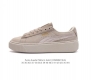 彪马运动鞋puma Suede Platform Gold 三明治厚底金标男女款复古休闲鞋增高运动鞋松糕跟板鞋，Puma Suede Platform Gold