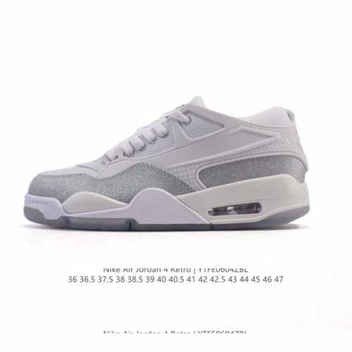 公司级 耐克 Nike Air Jordan 4 Retro Og迈克尔 乔丹Aj4代乔4 低帮复古休闲运动文化篮球鞋。秉承轻量化的速度型篮球鞋设计思想完成设计
