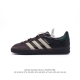 阿迪达斯 Adidas Originals Gazelle Indoor 复古三叶草防滑透明橡胶板鞋经典运动鞋。这款经典鞋,忠于原版设计,缀撞色三条纹和鞋跟饰片