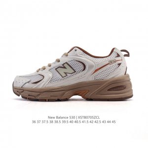 真标 新百伦 Nb530 New Balance 530 复跑古鞋 厚底增高老爹鞋 缓震运动慢跑鞋。Nb530这鞋双确实是Nb家经复典古款式之一，以全科新技诠释