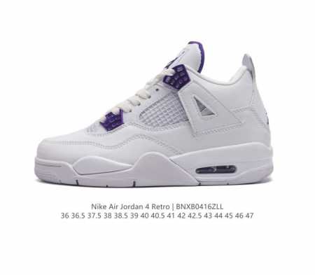 耐克 Nike Air Jordan 4 Retro Og迈克尔 乔丹aj4代乔4 中帮复古休闲运动文化篮球鞋。秉承轻量化的速度型篮球鞋设计思想完成设计，降低重 - 点击图像关闭