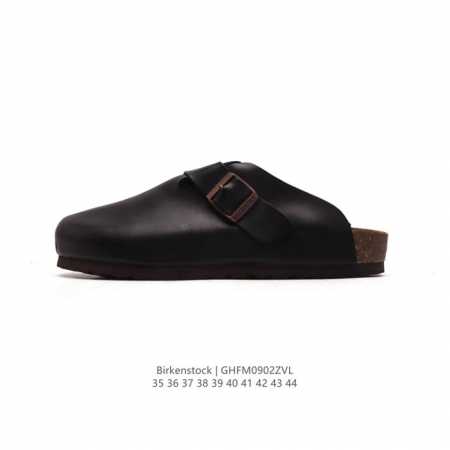 德国百年知名鞋履品牌 博肯birkenstock Boston Vl 勃肯绒面金属针扣软木底包头拖鞋 牛皮革质地柔软 搭配可调节鞋扣提升穿着舒适度 人体工学设计 - 点击图像关闭