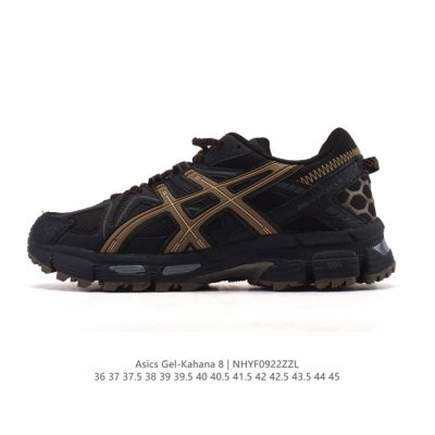 Asics 亚瑟士 Gel-Kahana 8 男女鞋越野跑步鞋抓地稳定运动鞋缓震耐磨跑鞋。Gel-Kahana系列为实用级越野跑鞋，融合机能和户外潮流强势回归，