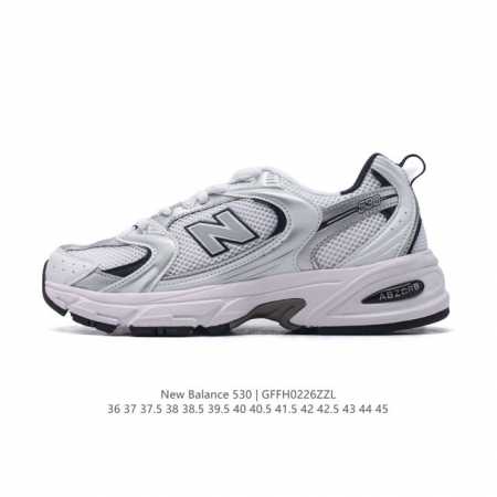 真标 新百伦 Nb530 New Balance 530 复跑古鞋 厚底增高老爹鞋 缓震运动慢跑鞋。Nb530这鞋双确实是Nb家经复典古款式之一，以全科新技诠释 - 点击图像关闭