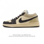 耐克 乔丹Air Jordan 1 Low Aj1 乔1 乔丹1代Aj1 低帮复古文化休闲运动篮球鞋。该鞋款从 1985 年元年款汲取设计灵感，焕新演绎简约经典