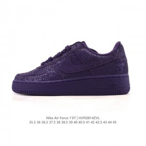 耐克 Nike Air Force 1 '07 Low 空军一号含气垫 小白鞋 2025年新款 低帮百搭厚底增高休闲运动板鞋。柔软、弹性十足的缓震性能和出色的中