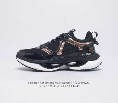 萨洛蒙 Salomon Raf Simons Matrixspirith 反光 运动鞋 缓冲轻量 缓震回弹运动鞋男女士跑鞋 厚底增高老爹鞋一脚蹬慢跑鞋 Salo - 点击图像关闭