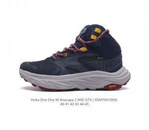 Hoka One One 阿纳卡帕中帮防水新款男款春夏anacapa 2 Gtx 登山鞋 中低帮防水户外徒步鞋保护防滑舒适 鞋面采用了gtx防水透气薄膜，确保了