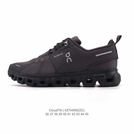 昂跑 On 训练鞋Cloudtitl 2025新品 男女同款防水缓震徒步鞋 厚底增高运动老爹鞋。缓震性能提升：Cloudtilt 采用了先进的缓震技术，能够有效 - 点击图像关闭