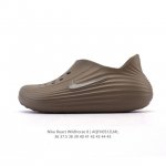 新品 耐克 Nike Reactx Rejuven8 沙滩鞋 柔软回弹耐磨透气凉拖鞋 25夏季新款轻便透气洞洞鞋外穿休闲运动鞋 Hv5060-002 采用质感柔