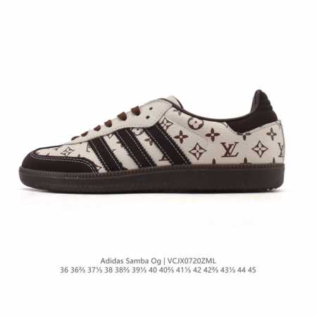 公司级 阿迪达斯 德训鞋 Adidas Originals Samba Og Shoes 经典运动鞋小白鞋 T头鞋 男女士板鞋 路易威登联名 彰显休闲摩登风情的 - 点击图像关闭