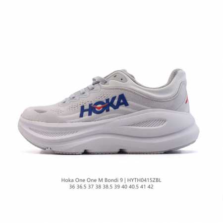 公司级 Hoka畅行无阻 Hoka One One Bondi 9 舒适百搭耐磨轻便 低帮跑步鞋 男女款。Bondi 9 最显著的变化在于其鞋底单元，原本扎实可 - 点击图像关闭