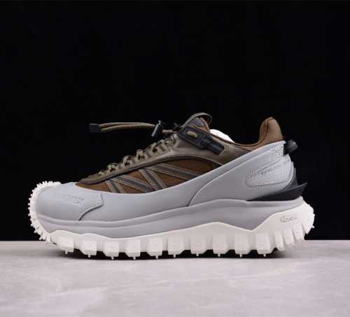 Moncler 盟可睐 蒙口 Trailgrip Gtx 抗撕裂材质 山地户外鞋 鞋身采用cordura防撕裂尼龙 Gore-Tex防水材质 中底内置全掌碳板