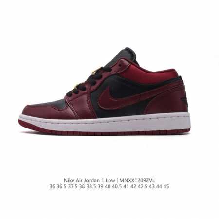 耐克 乔丹air Jordan 1 Low Aj1 乔1 乔丹1代aj1 低帮复古文化休闲运动篮球鞋。该鞋款从 1985 年元年款汲取设计灵感，焕新演绎简约经典 - 点击图像关闭