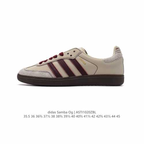 公司级 阿迪达斯 德训鞋 ADIDAS ORIGINALS SAMBA OG SHOES 经典运动鞋小白鞋 T头鞋 男女板鞋 彰显休闲摩登风情的时尚经典鞋。它诞