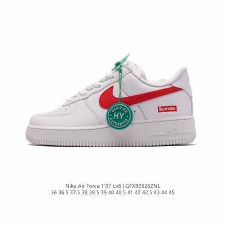 公司级 附赠送logo清洁刷 Af1耐克 Nike Air Force 1 ‘07 Low 空军一号厚底增高百搭休闲运动板鞋 原楦头原纸板 打造纯正空军版型，专 - 点击图像关闭