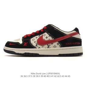 公司级 耐克 Nike Dunk Low Retro 运动鞋复古板鞋 路易威登联名，作为 80 年代经典篮球鞋款，起初专为硬木球场打造，后来成为席卷街头的时尚标