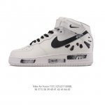 公司级 Af1耐克 Nike Air Force 1 ‘07 Low 空军一号 2025年 高帮 魔术贴 厚底增高百搭运动板鞋 原楦头原纸板 打造纯正空军版型，