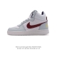 耐克 Nike Court Borough Mid 2 中帮小aj1百搭透气休闲运动板鞋魔术贴运动篮球鞋。兼顾舒适脚感和出众风范，演绎匠心之作。结构性的支撑贴合