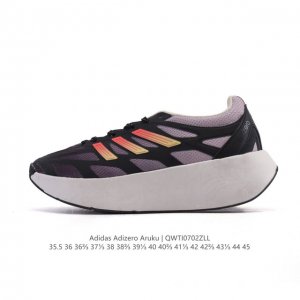 降价原价210元 阿迪达斯 Adidas 男女士休闲鞋 Adizero Aruku 减震耐磨缓冲回弹百搭运动鞋 厚底增高老爹鞋。今年曝光的Adidas Adiz
