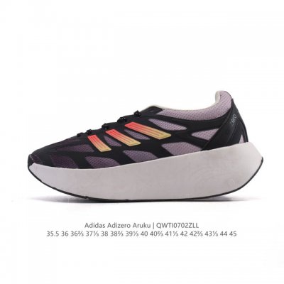 降价原价210元 阿迪达斯 Adidas 男女士休闲鞋 Adizero Aruku 减震耐磨缓冲回弹百搭运动鞋 厚底增高老爹鞋。今年曝光的Adidas Adiz