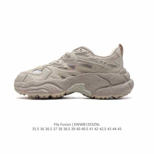 公司级 斐乐 男女款老爹鞋 Fila Fusion 厚底增高跑步鞋 百搭运动板鞋 意大利百年经典运动品牌，网红单品 小红书推荐爆款 Fila斐乐新款小白鞋斐乐潮
