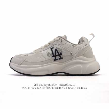 全新2025年新款，Ny美国榄球洋基队New York Yankees X Mlb Chunky Runner Liner 莱纳系列低帮厚底老爹风透气舒适皮面休 - 点击图像关闭