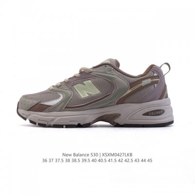 真标 新百伦 Nb530 New Balance 530 复跑古鞋 厚底增高老爹鞋 缓震运动慢跑鞋。Nb530这鞋双确实是Nb家经复典古款式之一，以全科新技诠释