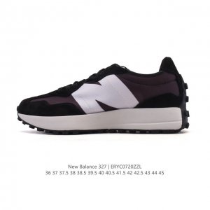 真标 Nb 新百伦 New Balance 327系列复古休闲运动慢跑鞋时尚男女运动鞋 以更纯粹的复古风格设计打造的全新造型 侧身还以解构设计，将 N 字标志以