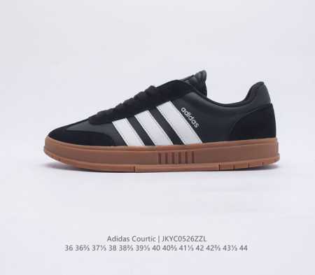 真标 带半码 阿迪达斯 Adidas Courtice Low 科蒂奇系列低帮帮休闲运动板鞋 货号 Fw7208 尺码 36 36 37 38 3 - 点击图像关闭