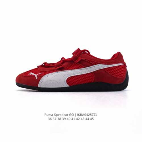 新品 彪马 puma Speedcat Go 芭蕾舞鞋玛丽珍鞋 抽拉弹力绳 运动休闲鞋puma彪马Speedcat Ls朴彩英同款赛车鞋 翻毛皮休闲鞋，puma