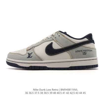 公司级 真标 耐克 Nike Sb Dunk Low Pro 男女款运动鞋复古板鞋。采用柔软皮革鞋面，经久耐穿，塑就如元年款 Dunk 般的复古质感。鞋头透气孔 - 点击图像关闭