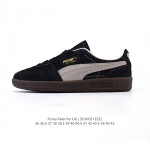 彪马Puma Palermo Og 防滑耐磨低帮德训板鞋 男女运动鞋，Army Trainer Og休闲鞋沿用德训鞋经典外观 鞋身和鞋舌分别添加了品牌标志性 L