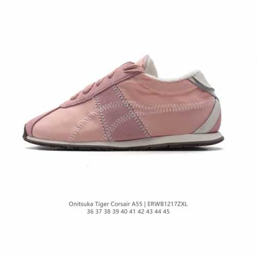 Onitsuka Tiger鬼塚虎 新款时尚舒适休闲运动鞋 Tiger Corsair A55跑步鞋#Onitsukatiger##鬼塚虎#全新tiger Co