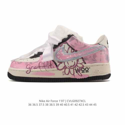 公司级 Af1耐克 Nike Air Force 1 ‘07 Low 空军一号 厚底增高百搭运动板鞋 原楦头原纸板 打造纯正空军版型，专注外贸渠道 全掌内置蜂窝