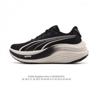 公司级 彪马 puma Deviate Nitro3男女士2025年新款跑步鞋减震舒适缓冲回弹简约软底运动鞋注氮泡沫橡胶鞋垫耐磨防滑百搭老爹鞋 Deviate