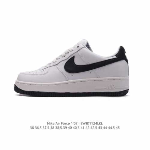 耐克 Nike Air Force 1 '07 Low 空军一号含气垫 小白鞋 低帮百搭厚底增高休闲运动板鞋。柔软、弹性十足的缓震性能和出色的中底设计，横跨复古