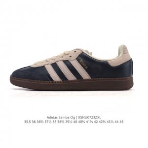 阿迪达斯 德训鞋 Adidas Originals Samba Og Shoes 经典运动鞋小白鞋 T头鞋 男女士板鞋 路易威登联名 彰显休闲摩登风情的时尚经典