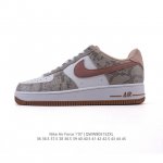 特价 耐克 Nike Air Force 1 '07 Low 2025新年新款 空军一号含气垫 中国结鞋带 小白鞋 低帮百搭厚底增高休闲运动板鞋。柔软、弹性十足