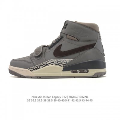 公司级 耐克 Aj 乔丹 Air Jordan Legacy 312 高帮运动鞋 Aj312 乔312百搭篮球鞋 酷炫混搭，谁人不爱？Air Jordan Le